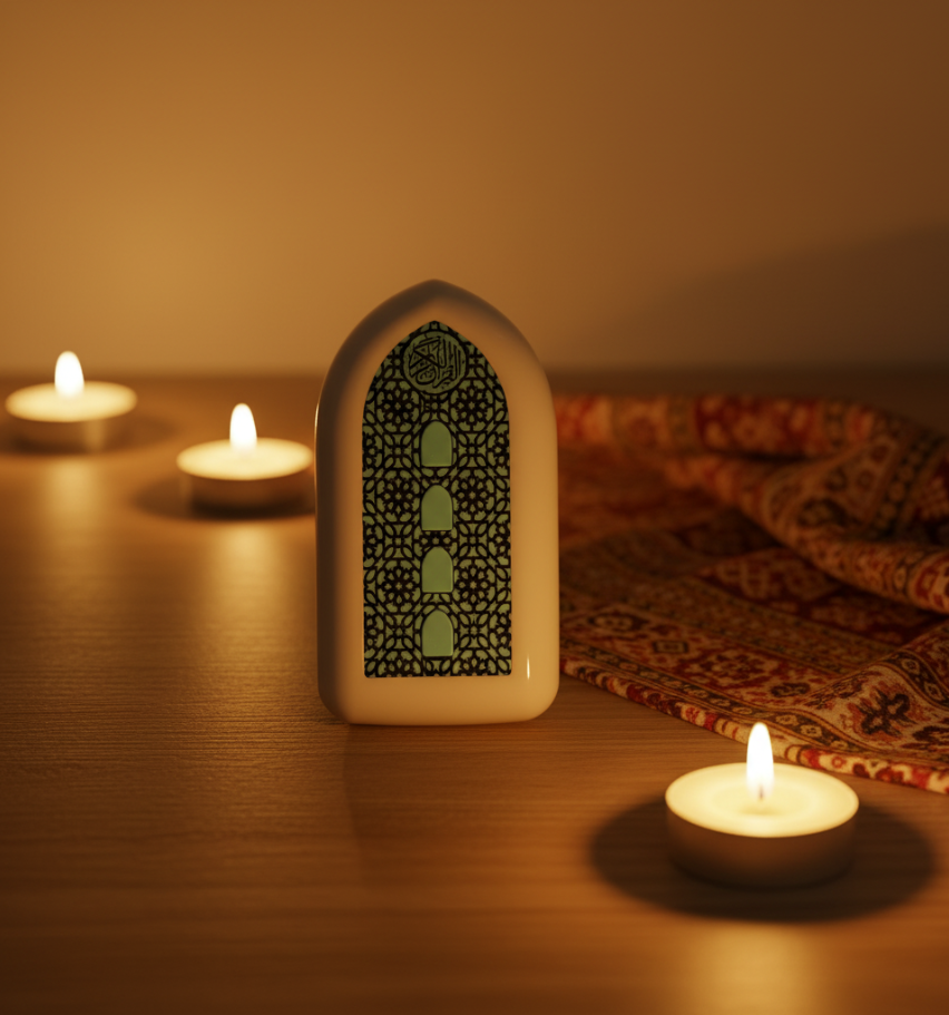 24 Hours Quran Speaker with LED Light